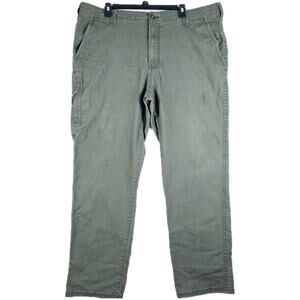 G.H. Bass & Co. Mens 5 Pocket Canvas Field Hunting Pants Green Breen 40x32